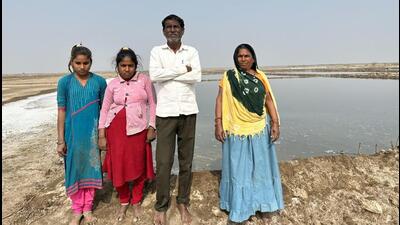 The Gujarat forest department in February this year sent eviction notices to the salt pan workers in Little Rann of Kutch saying that the region is a Wild Ass Sanctuary and the salt-making activity there was illegal. (HT Photo) The Gujarat forest department in February this year sent eviction notices to the salt pan workers in Little Rann of Kutch saying that the region is a Wild Ass Sanctuary and the salt-making activity there was illegal. (HT Photo)