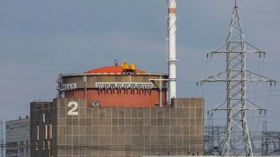 Zaporizhzhia Nuclear Power Plant outside Enerhodar in the Zaporizhzhia region. (Reuters)