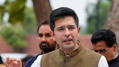 AAP MP Raghav Chadha. (PTI) AAP MP Raghav Chadha. (PTI)