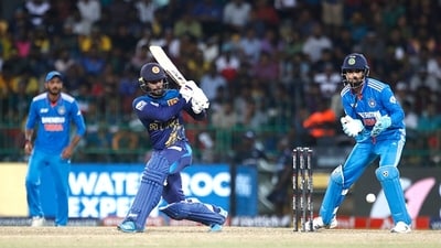 Dhananjaya de Silva was the one who began Sri Lanka's counter-attack on India when they were 6 down for just 99. (Getty)