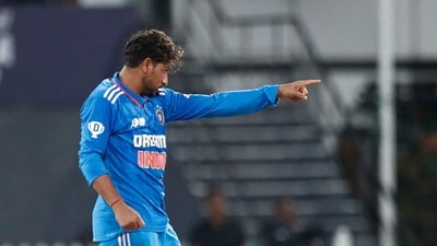 Kuldeep Yadav continued his stellar form and followed his five-wicket-haul against Pakistan on Monday evening with a 4-for against Sri Lanka. (Getty)
