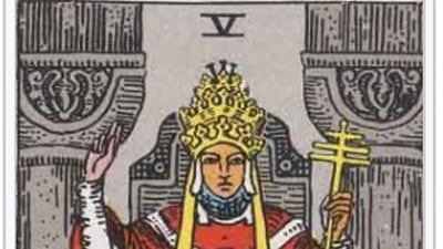 The Hierophant Tarot Card. (Pixabay) The Hierophant Tarot Card. (Pixabay)