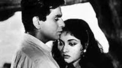 Saira Banu saw a picture of Dilip Kumar and Vyjayantimala from Madhumati promotions and felt so jealous she tore away her portion. Saira Banu saw a picture of Dilip Kumar and Vyjayantimala from Madhumati promotions and felt so jealous she tore away her portion.
