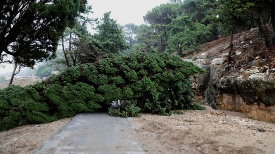 Authorities in eastern Libya reported that a massive flood, triggered by a heavy storm and rainfall, resulted in the tragic loss of at least 2,000 lives, with thousands more individuals still unaccounted for in the city of Derna.&nbsp;(REUTERS)
