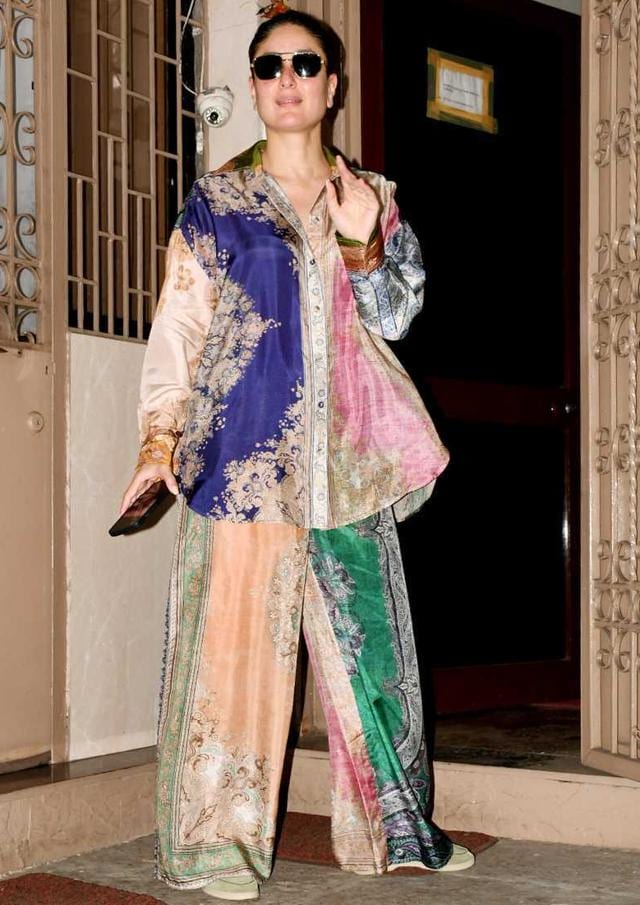 Kareena Kapoor Khan in a print on print co-ord set (Photo: Yogen Shah) Kareena Kapoor Khan in a print on print co-ord set (Photo: Yogen Shah)
