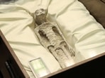 One of the two ‘non-human alien corpses’ displayed at Mexico Congress