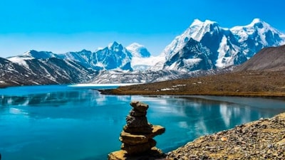 Lachen-Lachung, North Sikkim: The twin towns of Lachen and Lachung in North Sikkim are gems waiting to be discovered. Lachen is renowned for its pristine alpine lake, Gurudongmar, while Lachung boasts the vibrant Valley of Flowers, Yumthang Valley.&nbsp; (Instagram/@singh__keshav__26)