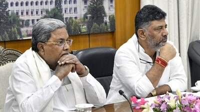 Karnataka CM Siddaramaiah and Deputy CM DK Shivakumar. (ANI) Karnataka CM Siddaramaiah and Deputy CM DK Shivakumar. (ANI)