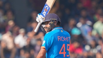 India's Rohit Sharma celebrates scoring a half-century during the Asia Cup (AP) India's Rohit Sharma celebrates scoring a half-century during the Asia Cup (AP)