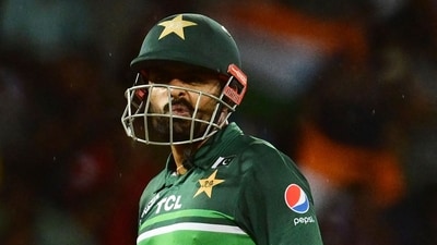 Pakistan's captain Babar Azam reacts after his dismissal by India's Hardik Pandya (not pictured) during the Asia Cup 2023 (AFP) Pakistan's captain Babar Azam reacts after his dismissal by India's Hardik Pandya (not pictured) during the Asia Cup 2023 (AFP)