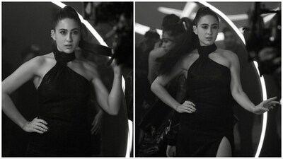 Sara Ali Khan earlier made a bold yet elegant fashion statement in a shimmery red-carpet worthy gown paired with matching stilettoes. (Instagram/@saraalikhan95) Sara Ali Khan earlier made a bold yet elegant fashion statement in a shimmery red-carpet worthy gown paired with matching stilettoes. (Instagram/@saraalikhan95)