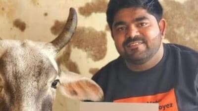 Cow vigilante Monu Manesar alias Mohit Yadav (File Photo) Cow vigilante Monu Manesar alias Mohit Yadav (File Photo)