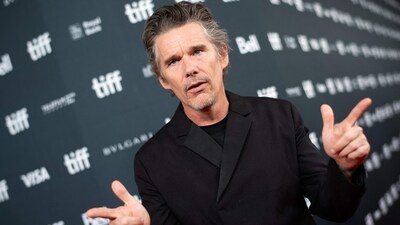 Ethan Hawke at the Toronto International Film Festival (TIFF) for the premiere of Wildcat. (AFP) Ethan Hawke at the Toronto International Film Festival (TIFF) for the premiere of Wildcat. (AFP)