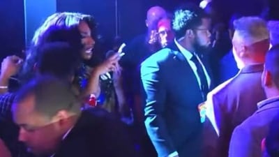 Screengrab from the viral video involving Justin Timberlake and Megan Thee Stallion at 2023 MTV VMAs (X(formerly Twitter)/@BartierJames) Screengrab from the viral video involving Justin Timberlake and Megan Thee Stallion at 2023 MTV VMAs (X(formerly Twitter)/@BartierJames)