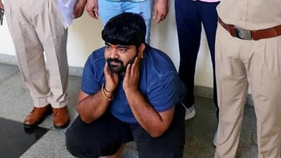 Mohit Yadav, better known as Monu Manesar, was arrested on Tuesday. (ANI) Mohit Yadav, better known as Monu Manesar, was arrested on Tuesday. (ANI)