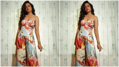 Styled by fashion stylist Anisha Gandhi, Richa wore her tresses open in wavy curls with a side part. (Instagram/@therichachadha) Styled by fashion stylist Anisha Gandhi, Richa wore her tresses open in wavy curls with a side part. (Instagram/@therichachadha)