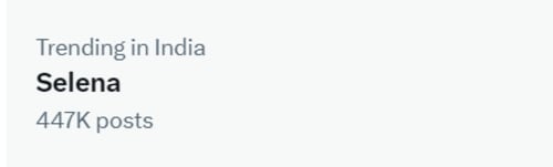 Selena Gomez has been trending on X (Twitter) since her VMAs appearance. Selena Gomez has been trending on X (Twitter) since her VMAs appearance.
