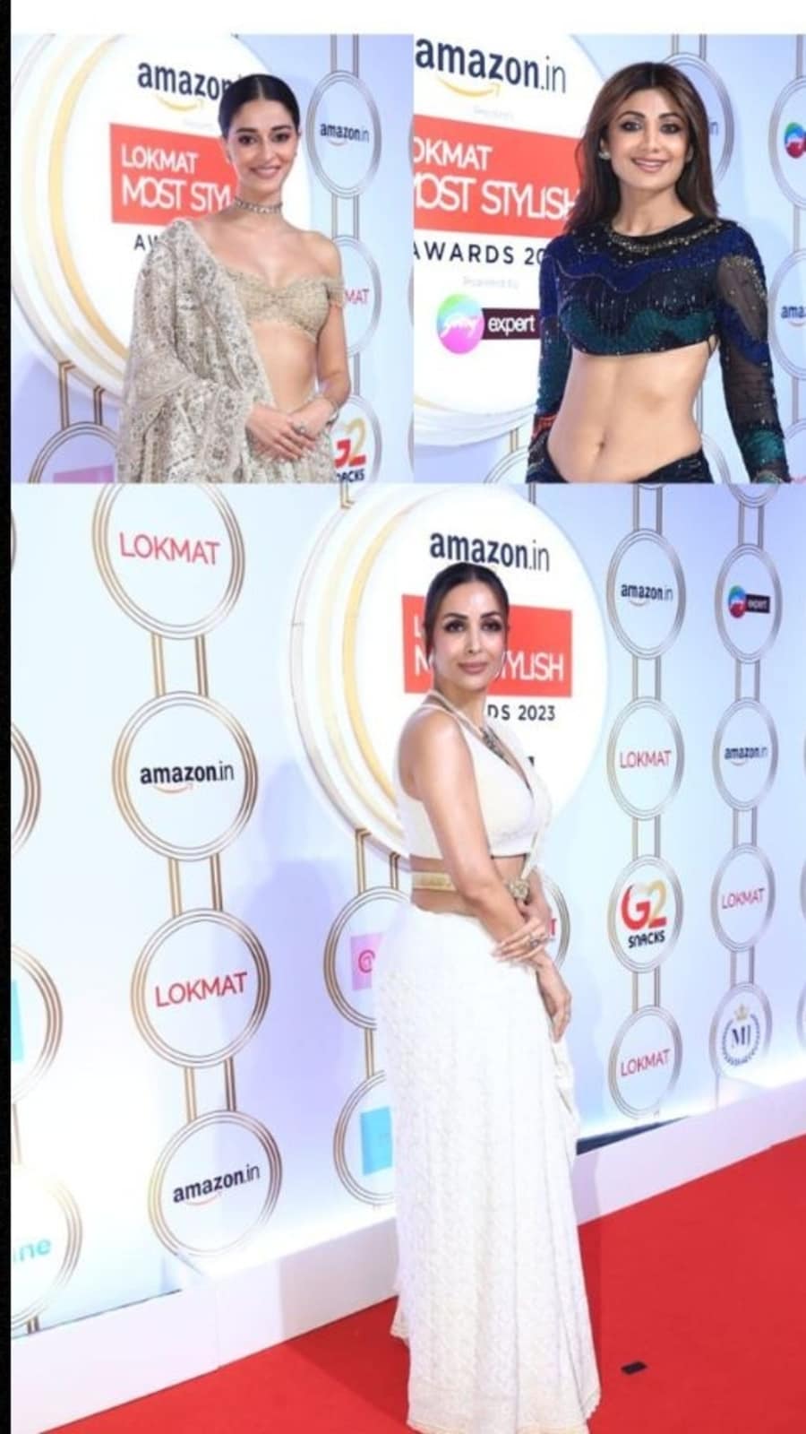 lokmat_awards_shilpa_malaika_ananya