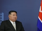 North Korea's leader Kim Jong Un during his meeting with Russian President at the Vostochny Cosmodrome