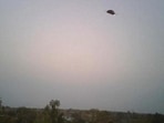 The unidentified object spotted in India The unidentified object spotted in India