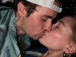 Justin Bieber and Hailey Baldwin post picture of their smooch on their 5th anniversary