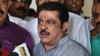 Congress leader Zameer Ahmed Khan. (Arijit Sen/HT Photo)