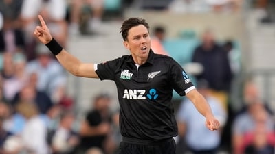 New Zealand's Trent Boult celebrates (AP) New Zealand's Trent Boult celebrates (AP)