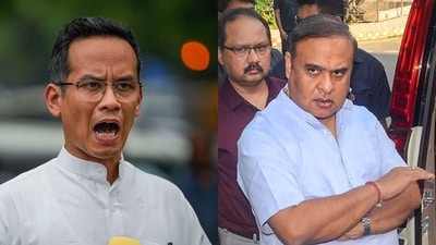 Congress MP Gaurav Gogoi (L), Assam CM Himanta Biswa Sarma (R) Congress MP Gaurav Gogoi (L), Assam CM Himanta Biswa Sarma (R)