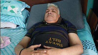 Krishnan sustained a severe injury to his spine and will be confined to his bed for the next three months. (HT Photo)