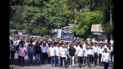 Last week, members from different communities under an “all religion morcha” carried out a march against the proposal (HT PHOTO)