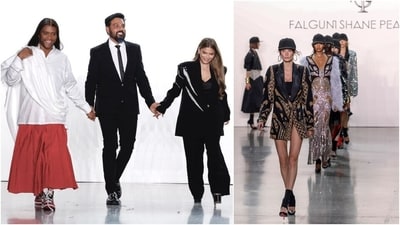 Celebrity stylist Law Roach has refilled his cup, emerging out of retirement this week for a New York Fashion Week collaboration with Falguni Shane Peacock. (Instagram, AP) Celebrity stylist Law Roach has refilled his cup, emerging out of retirement this week for a New York Fashion Week collaboration with Falguni Shane Peacock. (Instagram, AP)