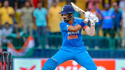 KL Rahul plays a shot during the Asia Cup match between India and Pakistan (PTI) KL Rahul plays a shot during the Asia Cup match between India and Pakistan (PTI)