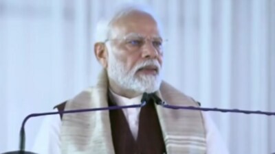 Prime Minister Narendra Modi on Thursday addressed a public gathering in Chhattisgarh’s Raipur (Twitter Photo) Prime Minister Narendra Modi on Thursday addressed a public gathering in Chhattisgarh’s Raipur (Twitter Photo)