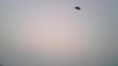The unidentified object spotted in India The unidentified object spotted in India