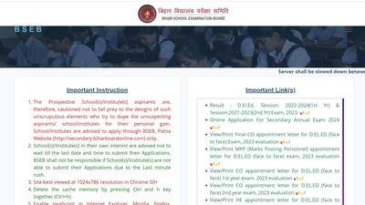 Bihar D.El.Ed result 2023 released at secondary.biharboardonline.com, here's direct link to check Bihar D.El.Ed result 2023 released at secondary.biharboardonline.com, here's direct link to check