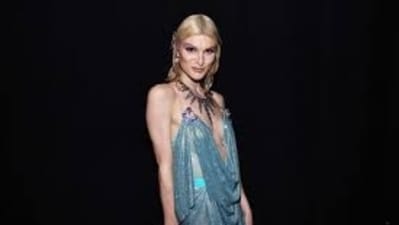 Dylan Mulvaney, a 26-year-old transgender influencer hit the runway for New York Fashion Week on Wednesday night for The Blonds Spring-Summer 2024 fashion show. Dylan Mulvaney, a 26-year-old transgender influencer hit the runway for New York Fashion Week on Wednesday night for The Blonds Spring-Summer 2024 fashion show.