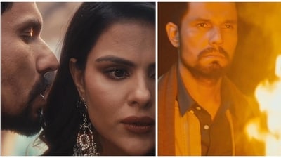 Randeep Hooda and Priyanka Chahar Choudhary in stills from Zohrajabeen teaser. Randeep Hooda and Priyanka Chahar Choudhary in stills from Zohrajabeen teaser.