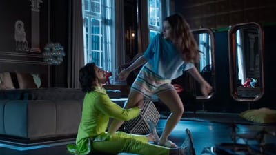 Ranveer Singh and Alia Bhatt in a still from the edited out Rocky Aur Rani Kii Prem Kahaani scene. Ranveer Singh and Alia Bhatt in a still from the edited out Rocky Aur Rani Kii Prem Kahaani scene.