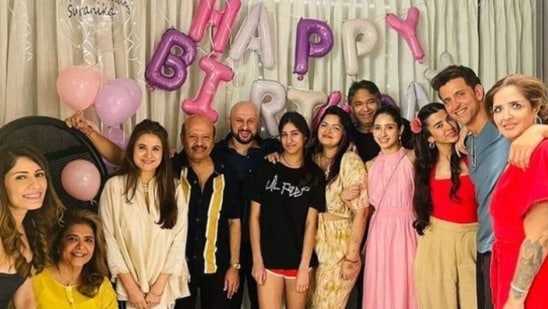 The birthday celebration of Hrithik Roshan's niece Suranika