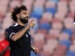 Egypt's Mohamed Salah during training