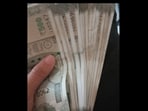 Snapshot of the money that the aspirant's girlfriend left for him. Snapshot of the money that the aspirant's girlfriend left for him.