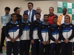 The draw ceremony was also attended by All India Tennis Association (AITA) President Anil Jain, Secretary General Anil Dhupar, other officials, captains and players from both teams.