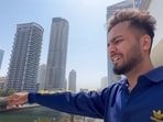 Elvish Yadav shows the view from his balcony in his new Dubai apartment worth  <span class='webrupee'>₹</span>8 crore.