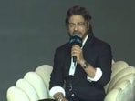 Shah Rukh Khan recites 'Picture abhi baki hai' dialogue at Jawan press con Shah Rukh Khan recites 'Picture abhi baki hai' dialogue at Jawan press con
