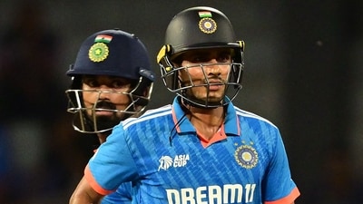 Shubman Gill was in imperious form but it was only KL Rahul who managed to maintain a steady partnership with him. The pair put up a 57-run stand for the third wicket. (AFP) Shubman Gill was in imperious form but it was only KL Rahul who managed to maintain a steady partnership with him. The pair put up a 57-run stand for the third wicket. (AFP)