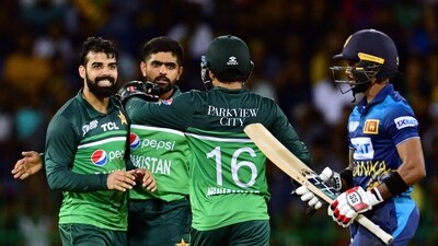 Babar Azam spoke about Shadab Khan's form. (AFP)
