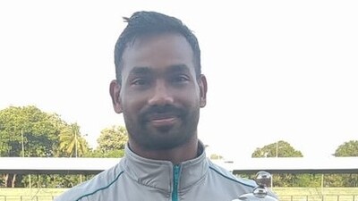 Kishore Jena finished fifth with a personal best throw of 84.77m at the World Athletics Championships 2023 in Budapest Kishore Jena finished fifth with a personal best throw of 84.77m at the World Athletics Championships 2023 in Budapest