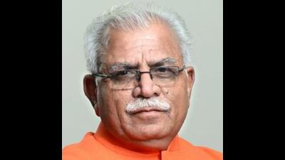 Haryana CM Manohar Lal Khattar on Friday directed the top-rung officers to resolve every complaint and demand people have been registering on the Jan Samvad Portal, saying that addressing issues bothering people is the top priority of the state government. (HT File Photo)