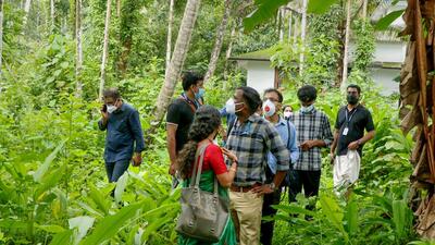 Health workers collect clinical samples and investigate the home of a Nipah virus victim, in Kozhikode on Friday. (PTI) Health workers collect clinical samples and investigate the home of a Nipah virus victim, in Kozhikode on Friday. (PTI)