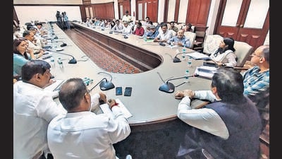 In a written statement, it was mentioned that the objections to the concept of giving open spaces to private parties were sent to civic chief Iqbal Singh Chahal in May 2023. Activists opined that in the current draft proposal, the BMC, which is eager to give open plots to private parties, does not give any reason for the purpose. (HT PHOTO) In a written statement, it was mentioned that the objections to the concept of giving open spaces to private parties were sent to civic chief Iqbal Singh Chahal in May 2023. Activists opined that in the current draft proposal, the BMC, which is eager to give open plots to private parties, does not give any reason for the purpose. (HT PHOTO)